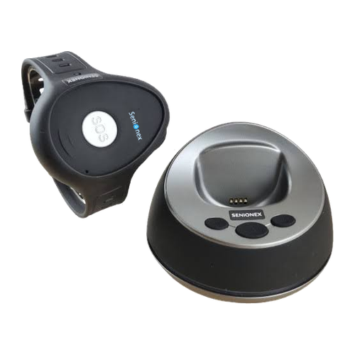 Senionex FLEX PRO 3 HOME Notrufarmband mit Basisstation